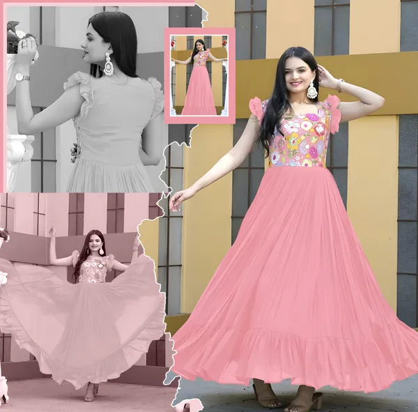 Pink_Elegant_Embroidered_Georgette_Maxi_Dress