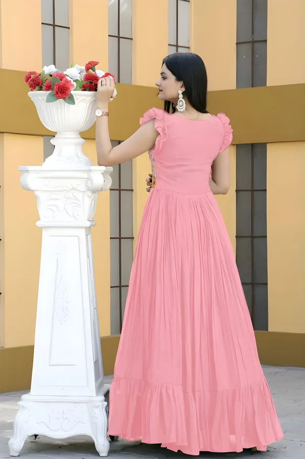 Pink_Elegant_Embroidered_Georgette_Maxi_Dress