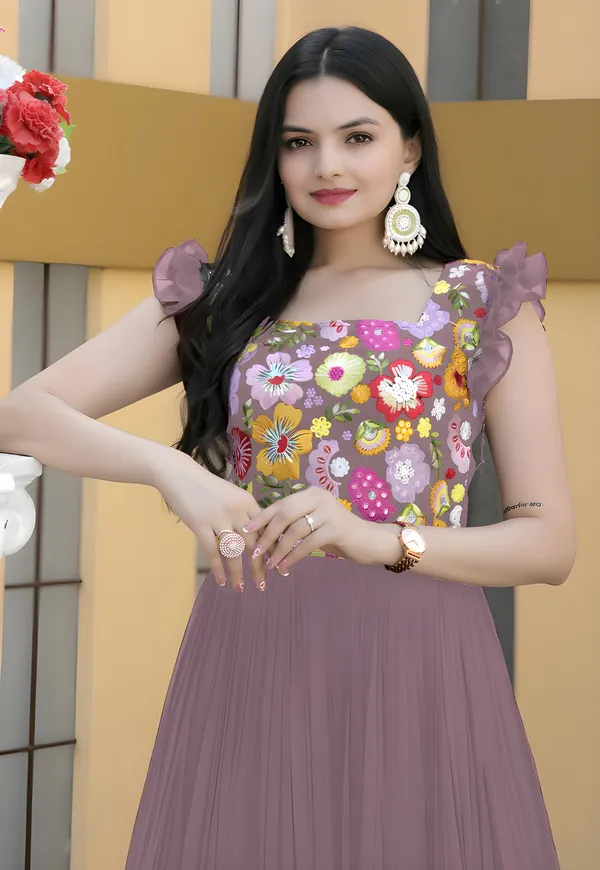 Brown_Elegant_Embroidered_Georgette_Maxi_Dress
