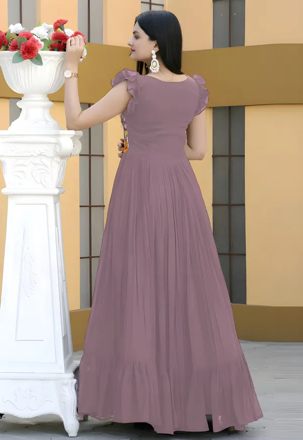 Brown_Elegant_Embroidered_Georgette_Maxi_Dress