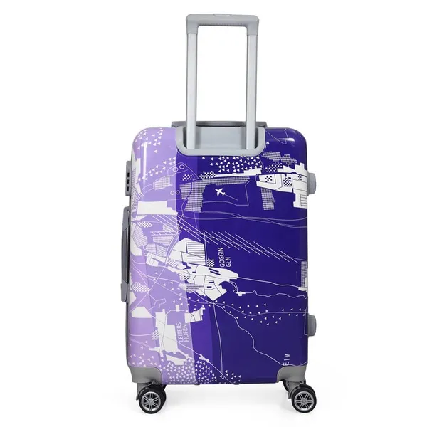 Purple_2Pc_Set_Trolley_Bag(20/24_Inch)