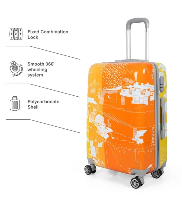 Red_&_Orange_2Pc_Set_Trolley_Bag(20/28_Inch)_For_Men_&_Women