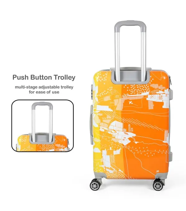 Red_&_Orange_2Pc_Set_Trolley_Bag(20/28_Inch)_For_Men_&_Women