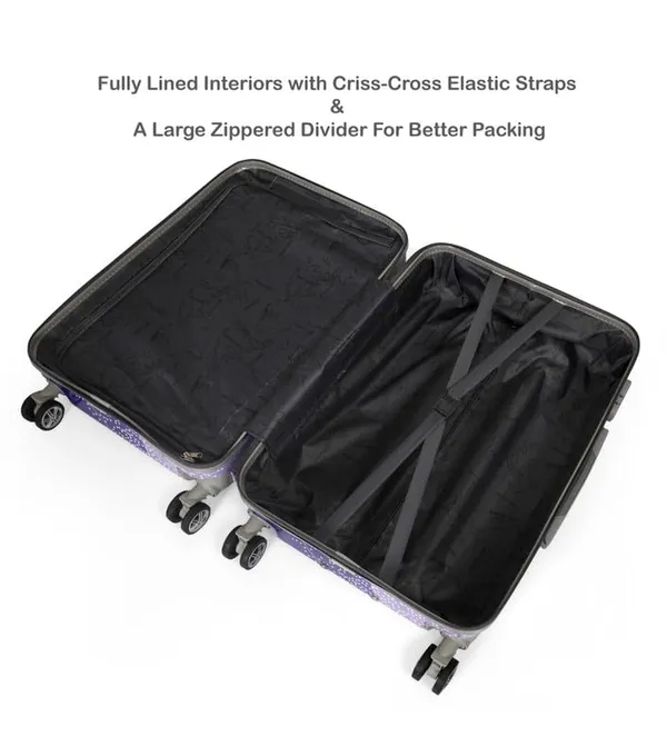 Polo_Class_2Pc_Set_Trolley_Bag_(24/28_inch)-Pink_&_Purple