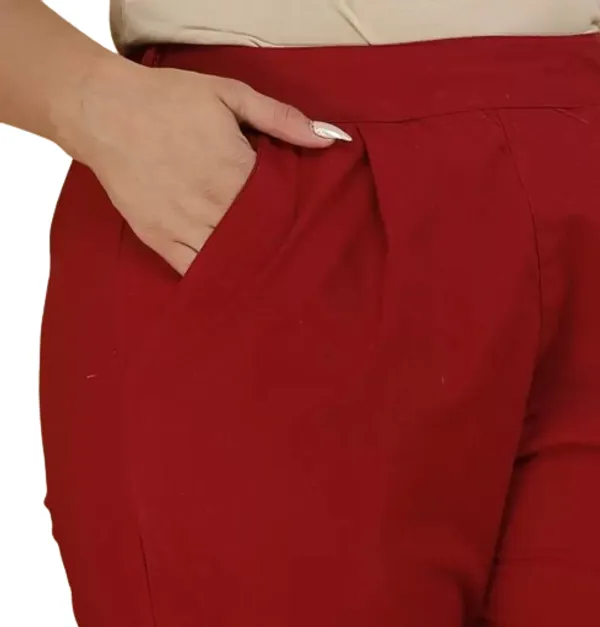 Maroon_Everyday_Cotton_Pants