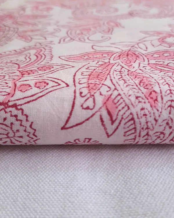 Hand_Block_Print_Baby_Pink_Floral_Print_Cotton_Cambric_Fabric