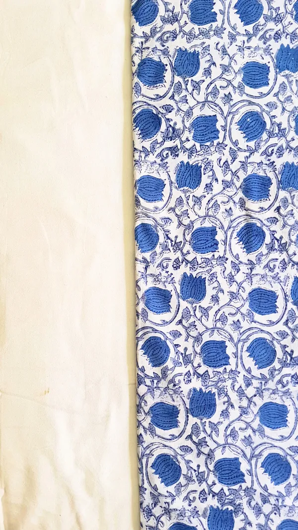 Hand_Block_Print_Dark_Blue_Floral_Jaal_Print_Cotton_Cambric_Fabric