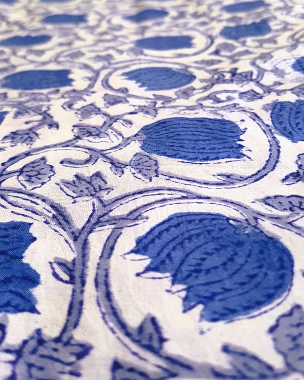 Hand_Block_Print_Dark_Blue_Floral_Jaal_Print_Cotton_Cambric_Fabric