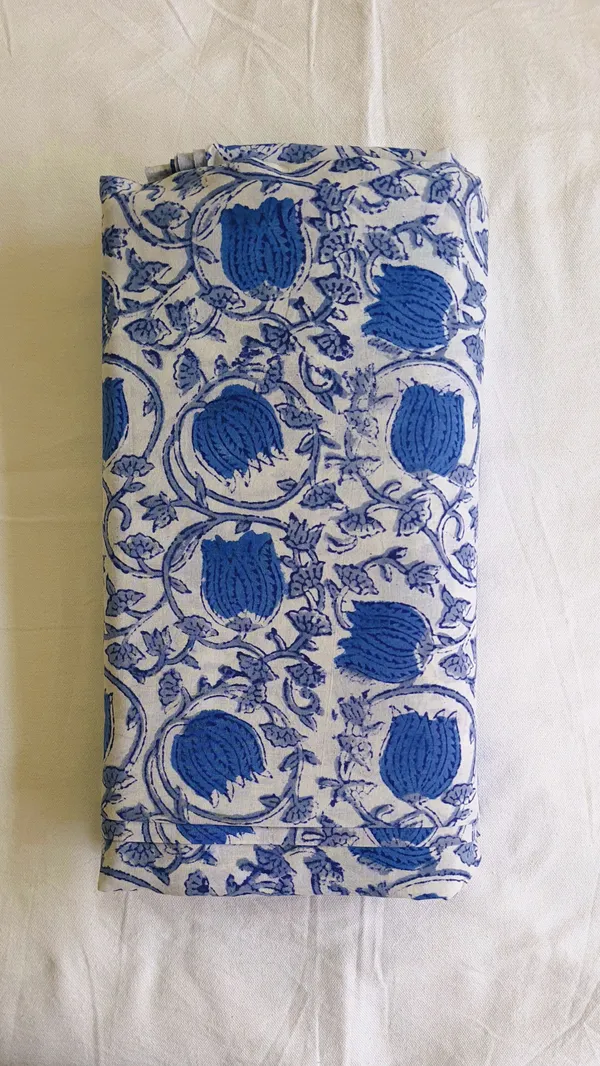 Hand_Block_Print_Dark_Blue_Floral_Jaal_Print_Cotton_Cambric_Fabric