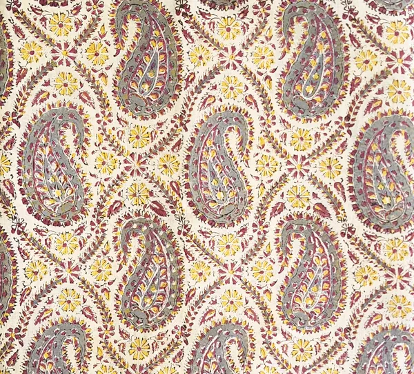 Bagru_Print_Multicolor_Paisley_Print_Cotton_Cambric_Fabric