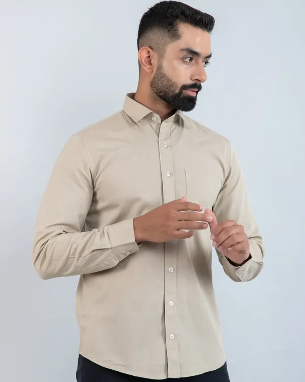Timeless_Classic_Beige_Pure_Cotton_Casual_Shirt_for_Mens