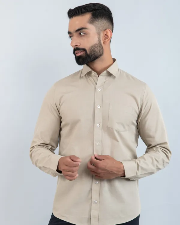 Timeless_Classic_Beige_Pure_Cotton_Casual_Shirt_for_Mens