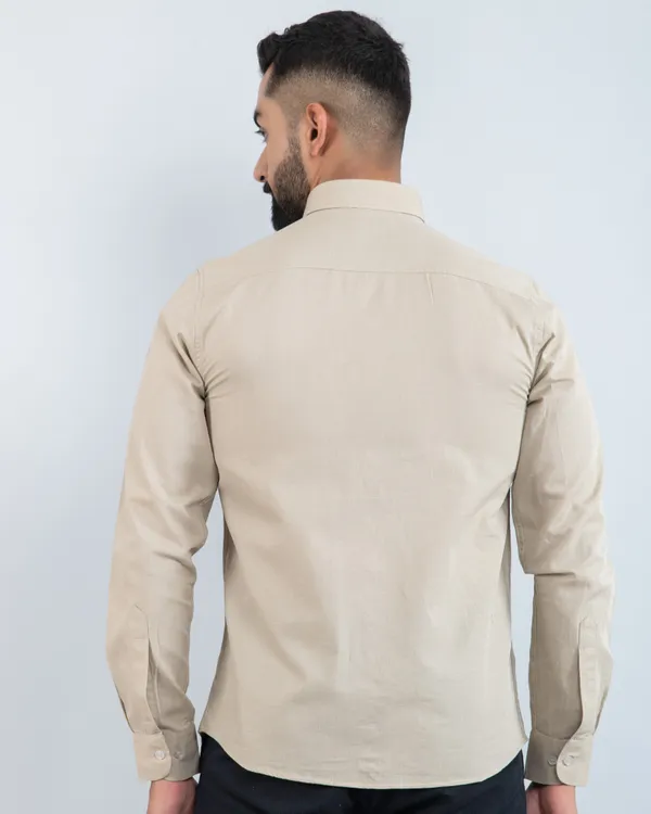 Timeless_Classic_Beige_Pure_Cotton_Casual_Shirt_for_Mens