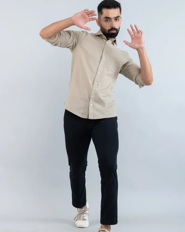 Timeless_Classic_Beige_Pure_Cotton_Casual_Shirt_for_Mens