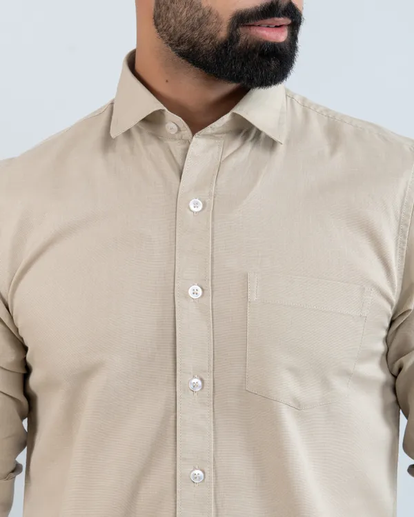 Timeless_Classic_Beige_Pure_Cotton_Casual_Shirt_for_Mens