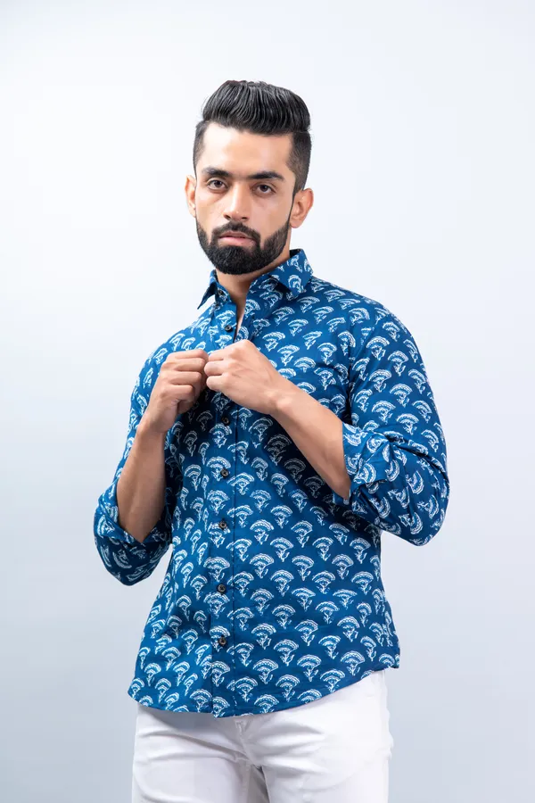 Blue_Regular_Fit_Floral_Print_Soft_Comfortable_Trendy_Stylish_Full_Sleeves_Soft_Cotton_Shirt