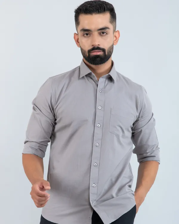 Modern_Classic_Grey_Pure_Cotton_Casual_Shirt_with_Curved_Hemline_and_Spread_Collar