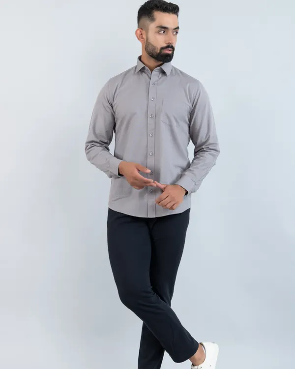 Modern_Classic_Grey_Pure_Cotton_Casual_Shirt_with_Curved_Hemline_and_Spread_Collar