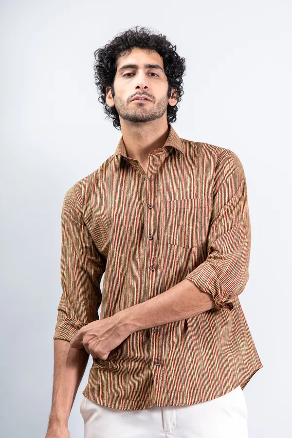 Multicolor_Regular_Fit_Lining_Print_Full_Sleeves_Soft_Cotton_With_Spread_Collar_Shirt