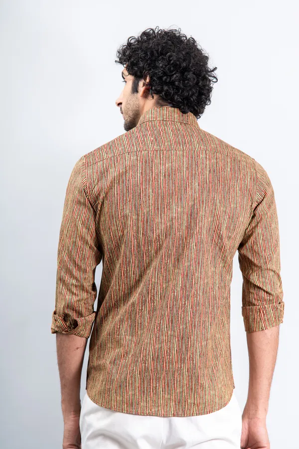 Multicolor_Regular_Fit_Lining_Print_Full_Sleeves_Soft_Cotton_With_Spread_Collar_Shirt