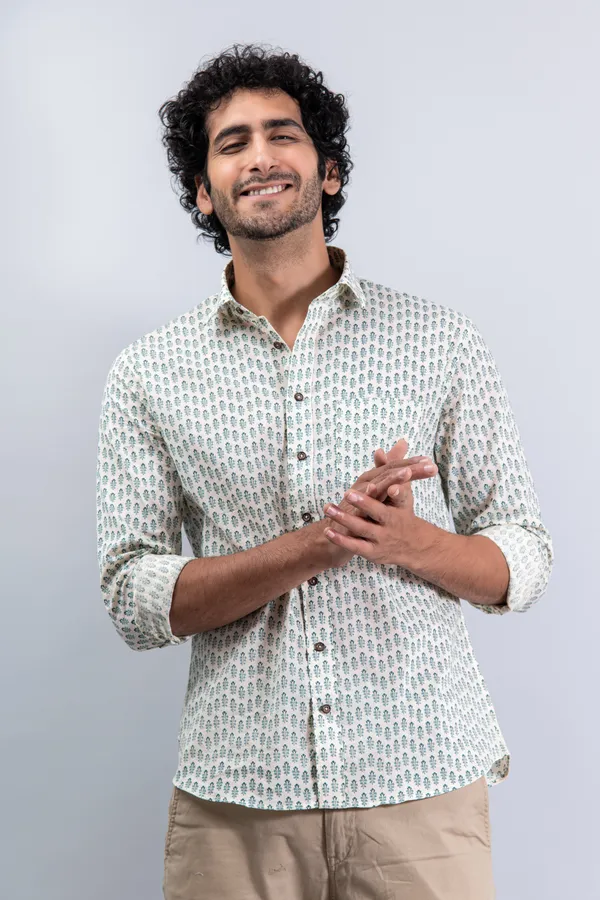 Off_White_Small_Buti_Print_Regular_Fit_Soft_and_Comfortable_Cotton_Shirt