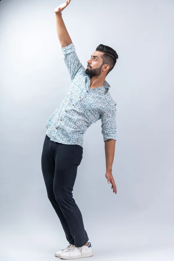 Turquoise_Full_Sleeves_Cotton_Regular_Fit_Jaal_Print_Shirt_Soft_Comfortable_&_Spread_Collar