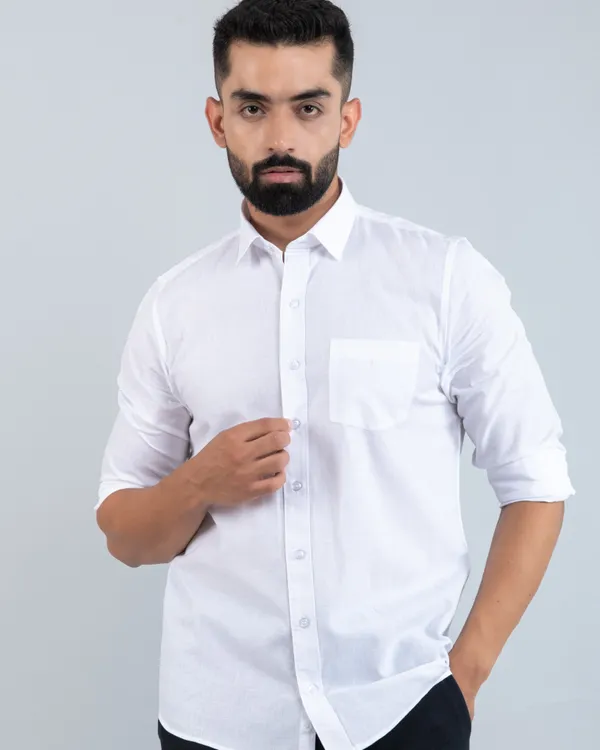 Elegant_White_Comfort_Fit_Pure_Cotton_Casual_Shirt_for_Mens