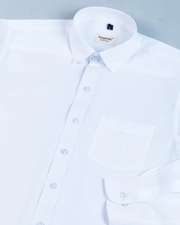 Elegant_White_Comfort_Fit_Pure_Cotton_Casual_Shirt_for_Mens