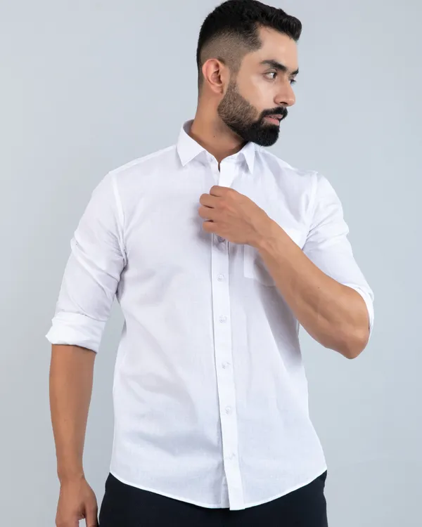 Elegant_White_Comfort_Fit_Pure_Cotton_Casual_Shirt_for_Mens