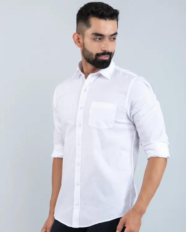 Elegant_White_Comfort_Fit_Pure_Cotton_Casual_Shirt_for_Mens