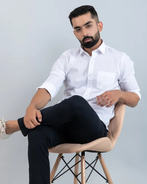 Elegant_White_Comfort_Fit_Pure_Cotton_Casual_Shirt_for_Mens