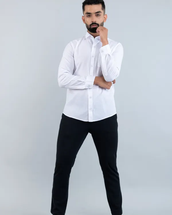 Elegant_White_Comfort_Fit_Pure_Cotton_Casual_Shirt_for_Mens