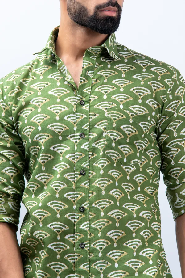 Green_Regular_Fit_Wifi_Print_Soft_Comfortable_Trendy_Stylish_Full_Sleeves_Soft_Cotton_Shirt