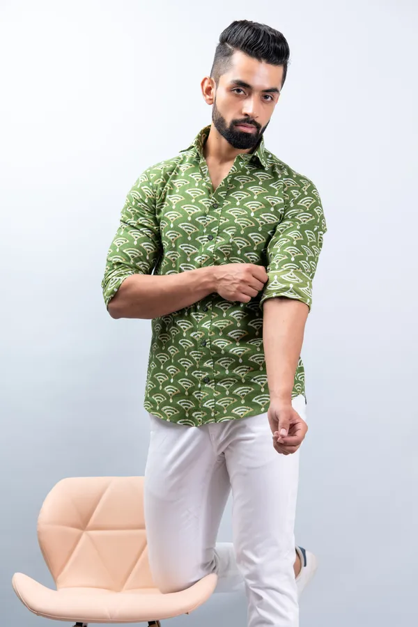 Green_Regular_Fit_Wifi_Print_Soft_Comfortable_Trendy_Stylish_Full_Sleeves_Soft_Cotton_Shirt