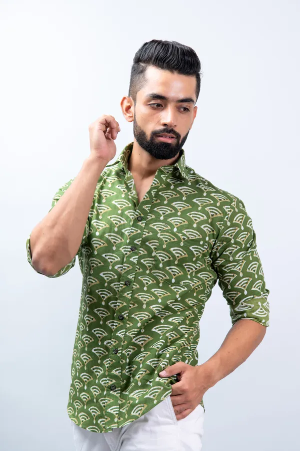 Green_Regular_Fit_Wifi_Print_Soft_Comfortable_Trendy_Stylish_Full_Sleeves_Soft_Cotton_Shirt