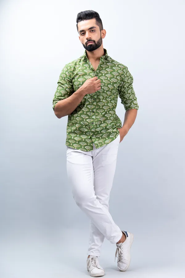 Green_Regular_Fit_Wifi_Print_Soft_Comfortable_Trendy_Stylish_Full_Sleeves_Soft_Cotton_Shirt