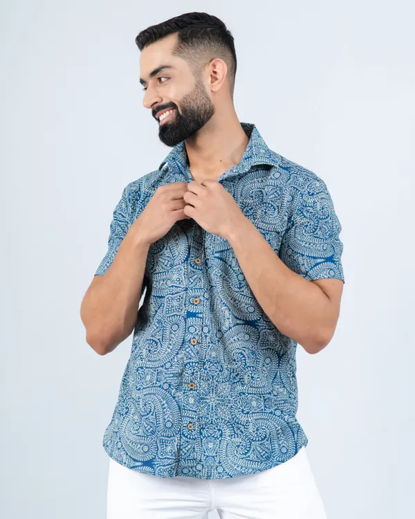 All-Over_Paisley_Blue_Casual_Cotton_Shirt_for_Men's_Regular_Fit