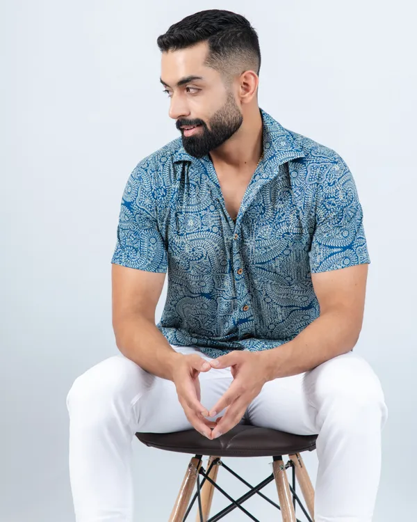 All-Over_Paisley_Blue_Casual_Cotton_Shirt_for_Men's_Regular_Fit
