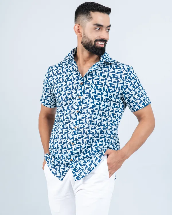 Blue_Bird_Print_Cotton_Shirt_in_Relaxed_Fit_with_Spread_Collars