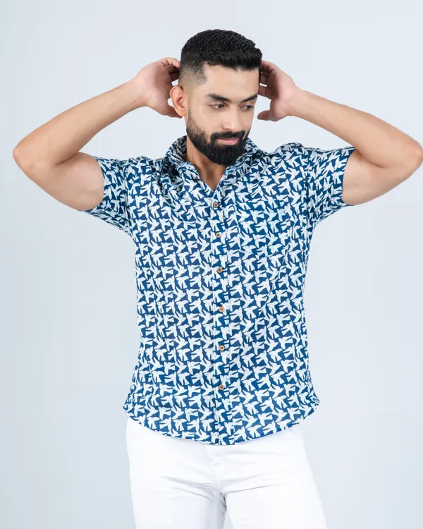 Blue_Bird_Print_Cotton_Shirt_in_Relaxed_Fit_with_Spread_Collars