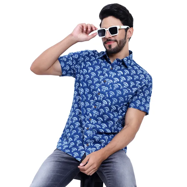 Blue_Floral_Print_Regular_Fit_Soft_and_Comfortable_Cotton_Shirt
