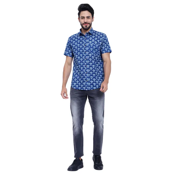 Blue_Floral_Print_Regular_Fit_Soft_and_Comfortable_Cotton_Shirt
