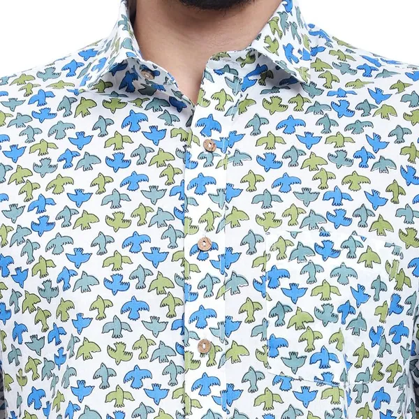 Multicolor_Cotton_Shirt_Relaxed_Fit_Bird_Print_With_Stylish_Spread_Collar_Summer_Shirt