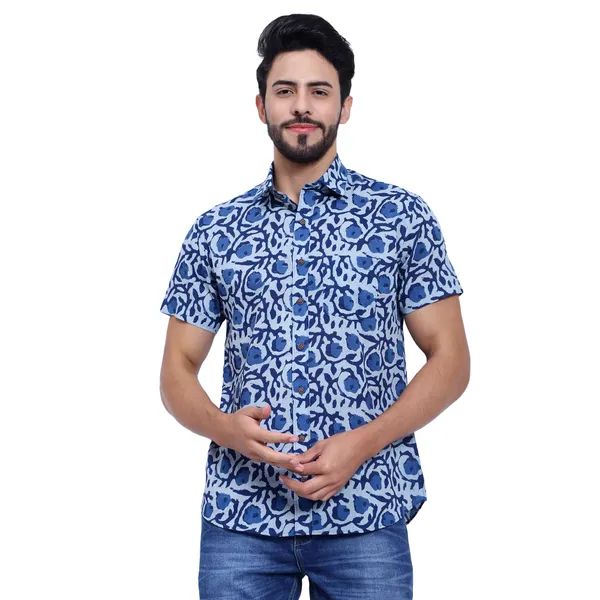 Blue_Jaal_Print_Regular_Fit_Cotton_Shirt