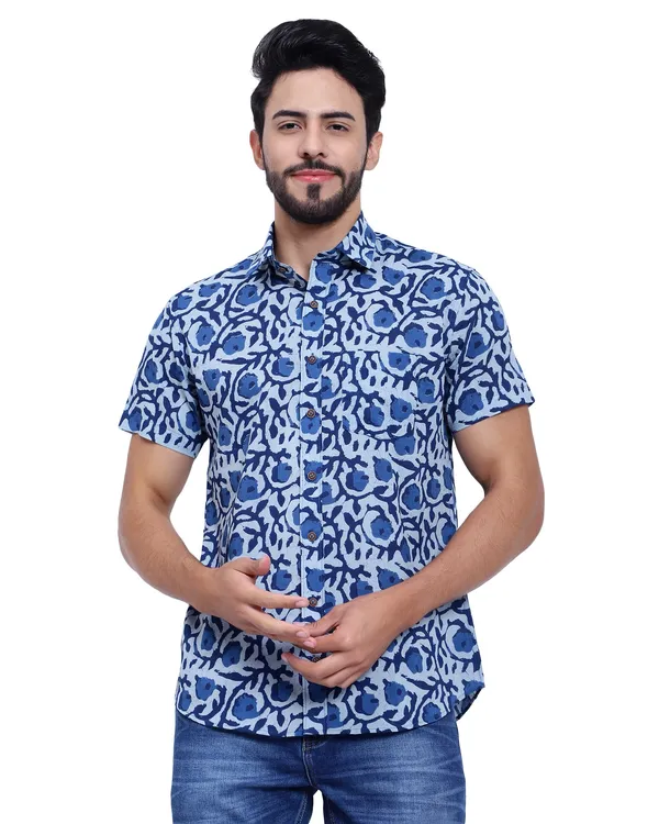 Blue_Jaal_Print_Regular_Fit_Cotton_Shirt