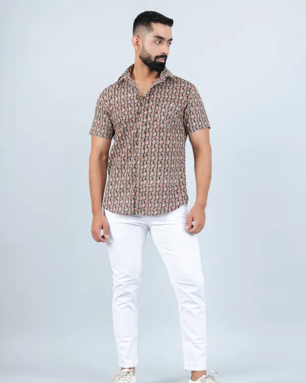Coffee_Maroon_Cute_Paisley_Print_Summer_Shirt_in_Pure_Cotton