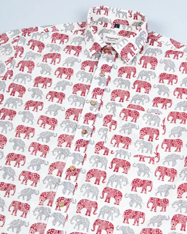 Majestic_Maroon_Elephant_Print_Soft_Cotton_Shirt