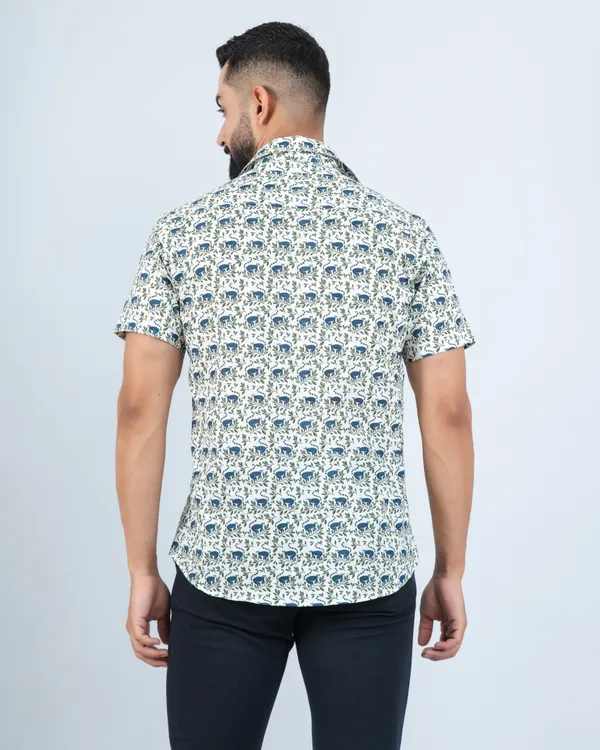 Rainforest_Cheeky_Monkey_Print_Spread_Collar_Casual_Cotton_Shirt