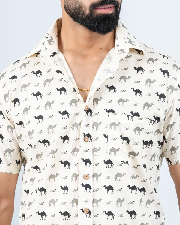 Camel_Caravan_Off_White_Casual_Pure_Cotton_Shirt_Comfort_Fit