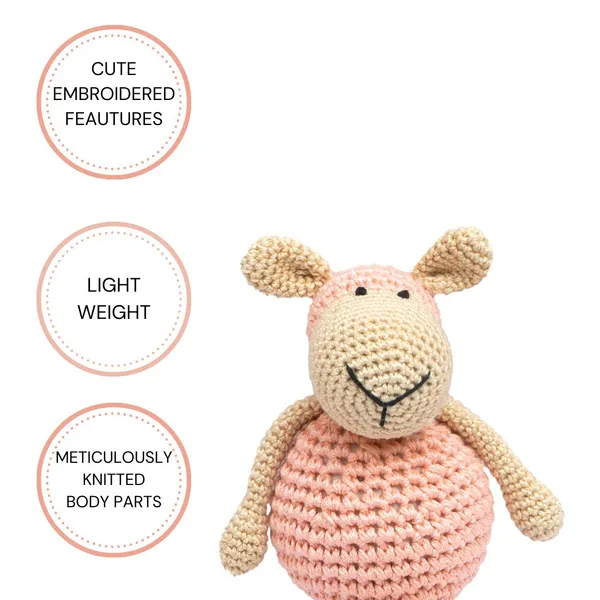 Crochet_Sheep_14cm_|_Orange_|_Super_Cute_|_Soft_Toy_|_For_Girls_&_Boys_|_Gifting